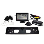 Parkimisabis&uuml;steem TFT01 4.3" koos CAM-402 LED-kaameraga, 4 valget andurit