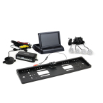 Parkimisabis&uuml;steem TFT02 4.3" HD-402-LED kaameraga, 4 h&otilde;bedast andurit