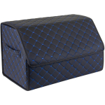 EVAtech pagasiruumi korraldaja ECO M 30x30x50 cm - must / mustad servad / sinised &otilde;mblused / must sisemus