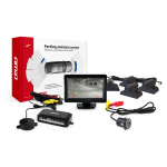 Parkimisabis&uuml;steem TFT01 4.3" HD-308-LED kaameraga, 4 musta anduriga, veoautodele