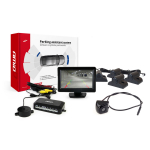 Parkimisabis&uuml;steem TFT01 4.3" HD-310 kaameraga, 4 musta anduriga, veoautodele
