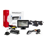 Parkimisabis&uuml;steem TFT01 4.3" HD-315-LED kaameraga, 4 musta anduriga, veoautodele