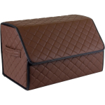 EVAtech pagasiruumi korraldaja ECO M 30x30x50 cm - pruun / mustad servad / pruunid &otilde;mblused / must sisemus
