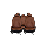 Istmed užvalkalų komplektas EVAtech ECO PRO, 3 tk - pruun / juodi kra&scaron;tai / rudos siūlės