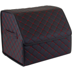 EVAtech pagasiruumi korraldaja ECO S 30x30x35 cm - must / mustad servad / punased &otilde;mblused / punane sisemus
