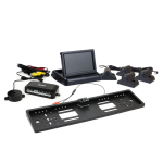 Parkimisabis&uuml;steem TFT02 4.3" HD-402-LED kaameraga, 4 musta anduriga, veoautodele