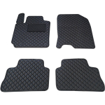 Ekonahast matid QuiltyMats HYUNDAI KONA 2017-2023a. (Must / mustad &otilde;mblused)