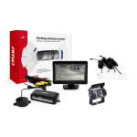 Parkimisabis&uuml;steem TFT01 4.3" HD-501-IR kaameraga, 4 valget andurit
