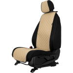 EVAtech ECO Basic istmekate, 1 tk - beež / mustad servad / beežid &otilde;mblused