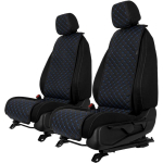 EVAtech ECO Basic istmekatted, 2 tk- must / mustad servad / sinised &otilde;mblused