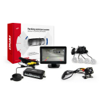Parkimisabis&uuml;steem TFT01 4.3" HD 315 LED-kaameraga, 4 h&otilde;bedast andurit 22 mm