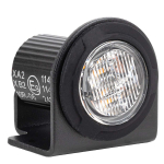&Uuml;mmargune oranž LED hoiatuslamp R65 12V / 24V 12W AMIO-04864