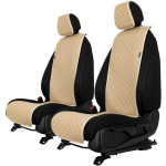 EVAtech ECO Basic istmekatted, 2 tk  - beež / beežid servad / beežid &otilde;mblused