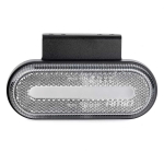 LED-gabariidituli AMiO OM-01-W ovaalne, valge