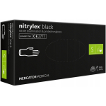 Kaitsekindad nitriilmaterjalist Nitrylex Black, suurus S, 100 tk.
