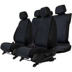 EVAtech ECO Basic istmekatted, 3 tk - must / mustad servad / sinised &otilde;mblused