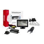 Parkimisabis&uuml;steem TFT01 4.3" HD-502-IR kaameraga, 4 h&otilde;bedast andurit