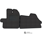 Ekonahast matid QuiltyMats MERCEDES-BENZ SPRINTER 2006-2018a. (2 kohad) (Must / mustad &otilde;mblused)