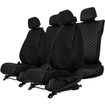 EVAtech ECO Basic istmekatted, 3 tk  - must / mustad servad / mustad &otilde;mblused