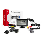 Parkimisabis&uuml;steem TFT01 4.3" HD-307-IR kaameraga, 4 musta anduriga 22 mm