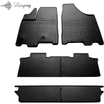 Kummist jalamatid TOYOTA Sienna III (7 kohaline) 2010-2020a., 6 tk (3 eilės) / 1022526