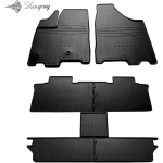 Kummist jalamatid TOYOTA Sienna III (6 kohaline) 2010-2020a., 7 tk (3 eilės) / 1022527