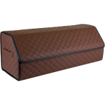 EVAtech pagasiruumi korraldaja ECO XL 30x30x80 cm - pruun / mustad servad / pruunid &otilde;mblused / punane sisemus
