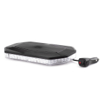 LED-hoiatustuli WLB78, magnetiline, 48 LED-i, 293x171 mm, 12/24V, R65 R10, IP56, AMIO-02920