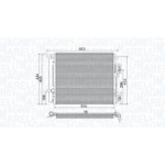 Kondensaator, kliimaseade MAGNETI MARELLI 350203977000