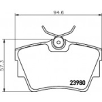 Piduriklotsi komplekt, ketaspidur HELLA 8DB 355 010-761