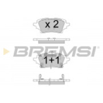 Piduriklotsi komplekt, ketaspidur BREMSI BP3796