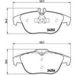 Piduriklotsi komplekt, ketaspidur BREMBO P 50 068
