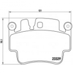 Piduriklotsi komplekt, ketaspidur BREMBO P 65 009