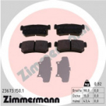 Piduriklotsi komplekt, ketaspidur ZIMMERMANN 23673.150.1
