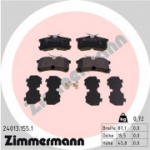 Piduriklotsi komplekt, ketaspidur ZIMMERMANN 24013.155.1