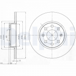 Piduriketas DELPHI BG4155