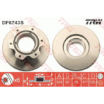 Piduriketas TRW DF6743S