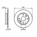 Piduriketas BOSCH 0 986 478 242