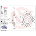Piduriketas BREMBO 09.A822.11