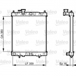 Radiaator, mootorijahutus VALEO 731287