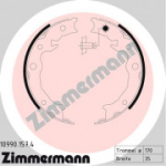 Piduriklotside komplekt, seisupidur ZIMMERMANN 10990.157.4