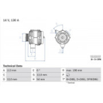 Generaator BOSCH 0 986 049 000