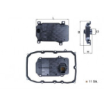 H&uuml;draulikafilter,automaatk&auml;igukast MAHLE ORIGINAL HX 187KIT