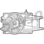 Ventilaator, mootorijahutus DENSO DER09040