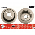 Piduriketas TRW DF4334