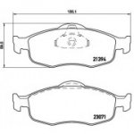 Piduriklotsi komplekt, ketaspidur BREMBO P 24 037