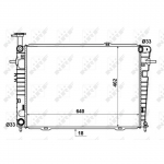 Radiaator, mootorijahutus NRF 53192