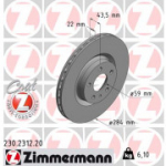 Piduriketas ZIMMERMANN 230.2312.20