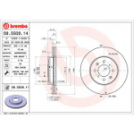 Piduriketas BREMBO 09.5509.11