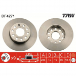Piduriketas TRW DF4271